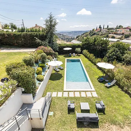 Cremat - Contemporaine - Piscine - Climatisation Tatil Evi Nice